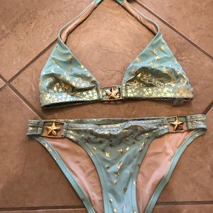 Victoria’s Secret gold star bikini ⭐️ 👙